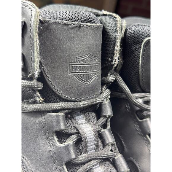 Harley-Davidson Tactical Hiking Combat Boots Black Men’s Size 9 M D93077 Riding main image 3